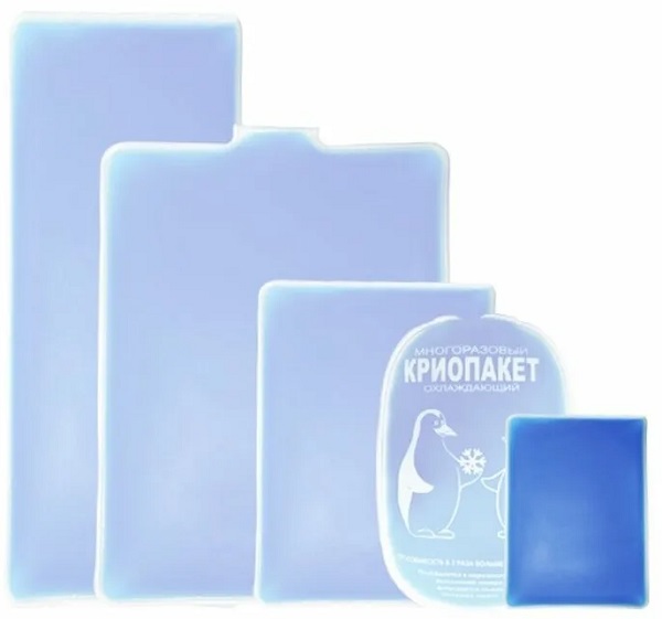 Гелевый пакет охлаждающий согревающий GELEX размер XL (20*15см) Хладоэлемент / Хладагент