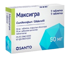 Максигра табл. 50 мг №1 ( силденафил )