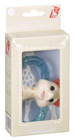 Прорезыватель 3м+ Жираф Софи SOPHIE LA GIRAFE ref.010315 Кольцо зубное двойное