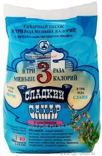 Сладкий сахар с Шалфеем 330г
