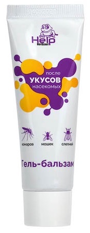 После укусов насекомых HELP 30 мл Бальзам гель 