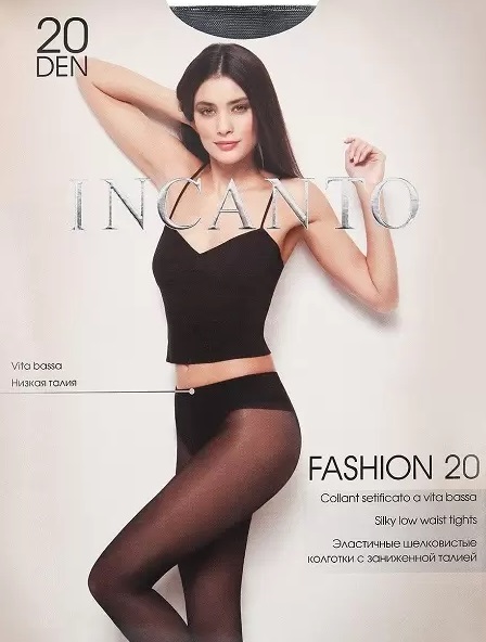 INCANTO коглготки Fashion 20 Den Nero 2