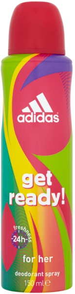 Adidas антиперспирант Get Ready 24H для женщин 150 мл спрей