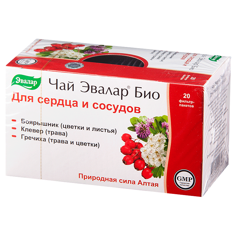 Эвалар БИО Фито чай Для сердца и сосудов  №20