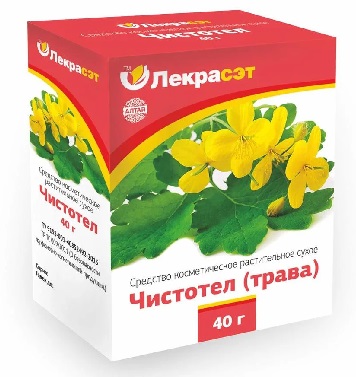 Лекрасэт Чистотел трава 40г