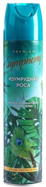 SYMPHONY освежитель воздуха Изумрудная роса 300 мл