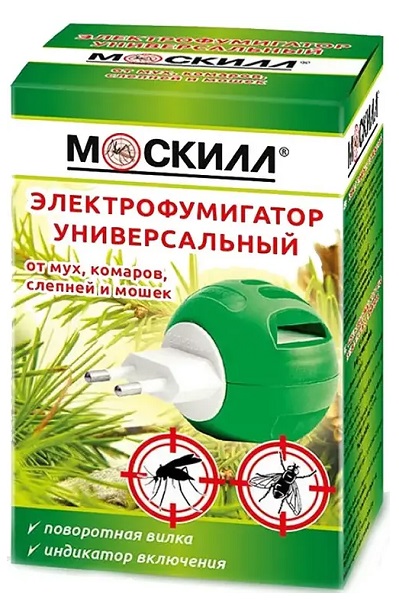MOSKILL электрофумигатор универсальный для пластин и жидкостей Москилл