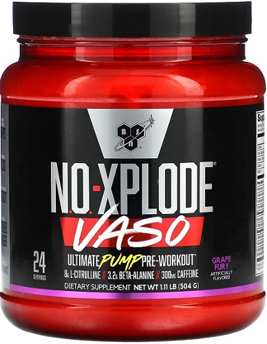 BSN N.O.-Xplode VASO 1.11lb 504г 24порции Виноград