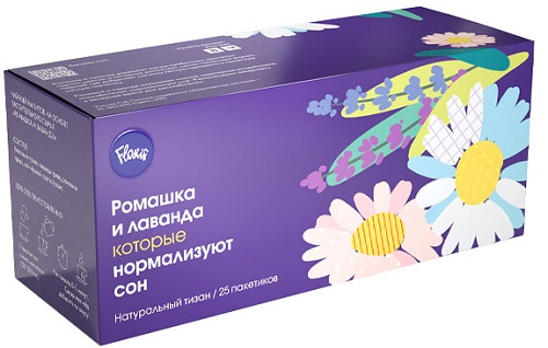 Floris Чайный напиток Ромашка и Лаванда ф/п 25шт 37,5г