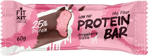 Fit Kit Protein Bar Протеиновый батончик 60г Клубника