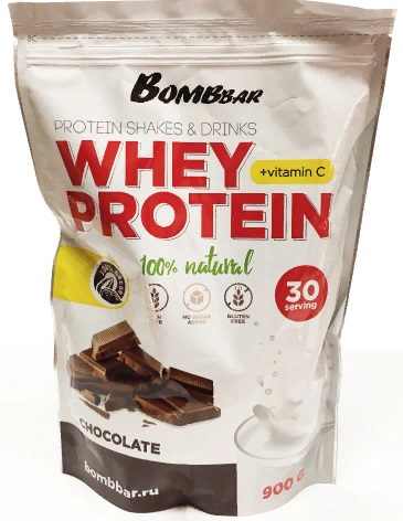 Bombbar Whey Протеин со вкусом Шоколад 900 г.
