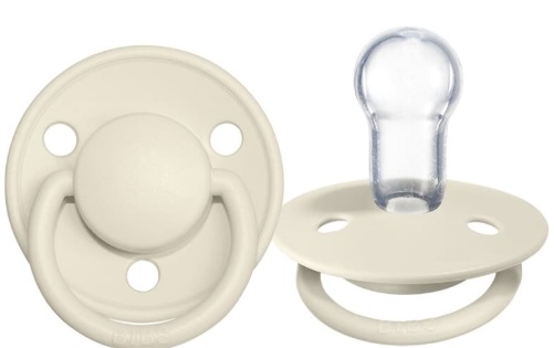 Пустышка силиконовая 0м+ Bibs De Lux Ivory арт.1010216