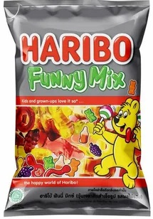 Haribo Funny Mix Жевательный мармелад 80г