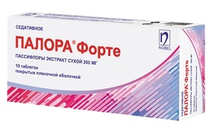 Палора Форте табл. 200 мг №30 ( пассифлоры экстракт сухой ) (Упаковка)