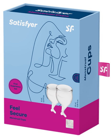 Менструальная чаша Satisfyer Feel Secure 2шт силикон