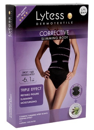 LYTESS 1506 размер L/XL Черные Боди Корректирующий Фигуру