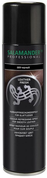 SALAMANDER средство для освежения цвета обуви Leather Fresh черный 250 мл