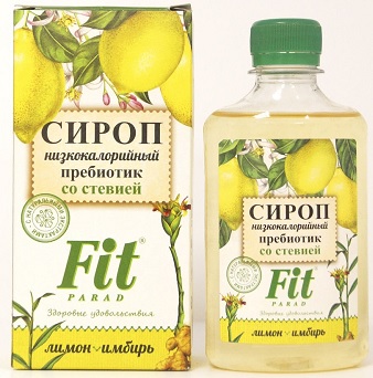 Fit Effectum Сироп Лимон-Имбирь 250г витаминизир.со стевией