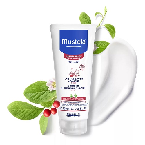 MUSTELA Увлажняющее успокаивающее молочко для тела 200мл