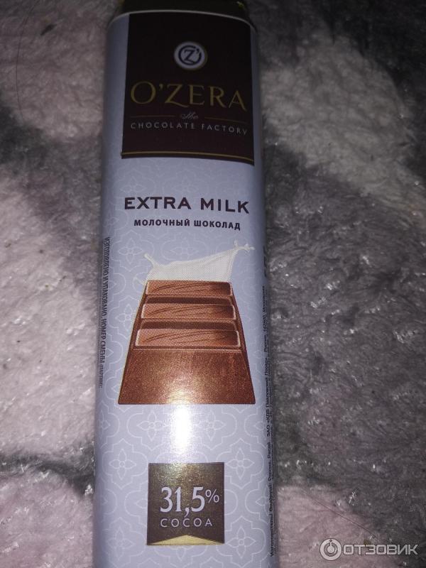 Ozera Extra Milk молочный  шоколад 42г