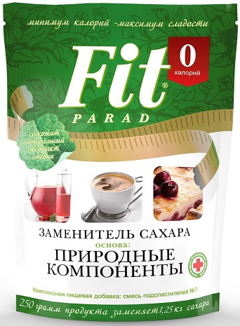 Fit Parad №7 Смесь подсластителей 250г дойпак Фит Парад