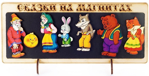 НЕСКУЧНЫЕ ИГРЫ 3+ Сказки на магнитах Колобок арт.К-0543/2
