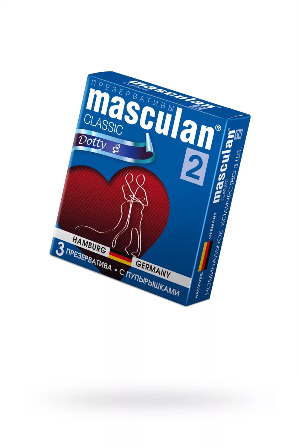 Презервативы MASCULAN Classic 3шт С пупырышками