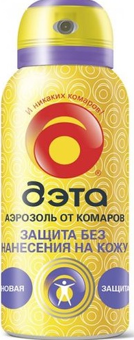 ДЭТА от комаров Защита без нанесения на кожу 100 мл