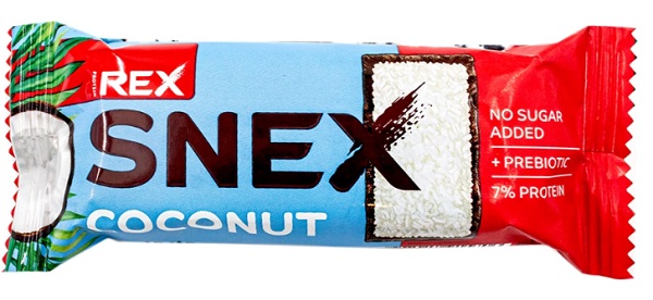 Protein Rex SNEX Батончик глазированный Протеиновый 40г Кокос