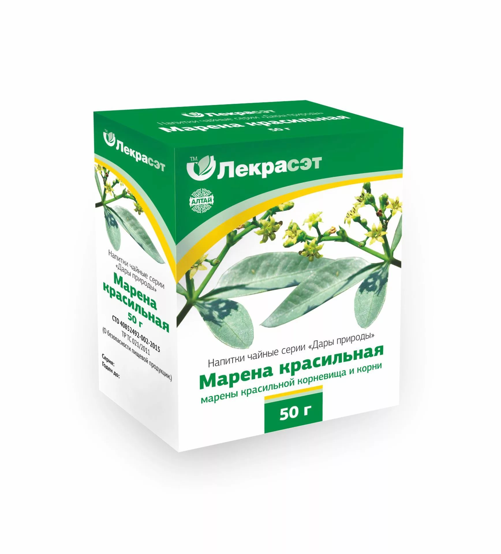 Лекрасэт Марена красильная 50 г корневища и корни