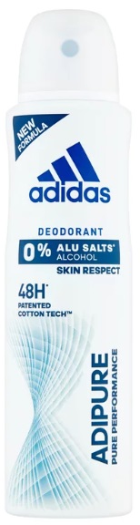 Adidas антиперспирант AdiPure 48H для женщин 150 мл спрей