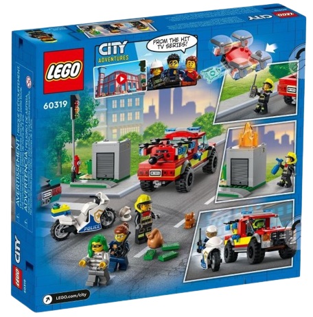 LEGO Конструктор 5+ Игрушка город City Fire Пожарная бригада арт.60319