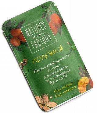 Natures own factory Гречишный Шоколад с манго 20г