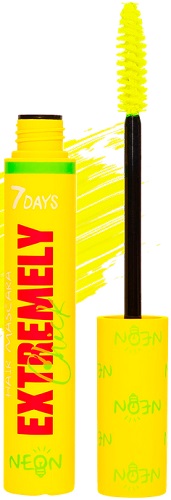 7 Days EXTREMELY CHICK Тушь для волос светящаяся UVglow Neon/ 602 Inspire vogue Желтая