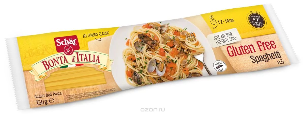 Dr.Schar Spagetti Спагетти 250 г Макаронные изделия без глютена