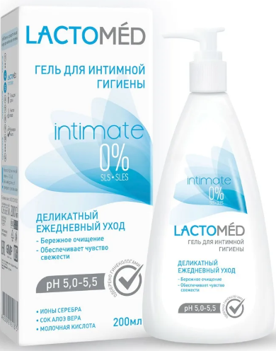 LACTOMED Гель для интимной гигиены Деликатный 200 мл