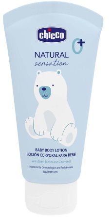 CHICCO Лосьон для тела Natural Sensation с маслом Ши Риса и сладкого миндаля 150 мл