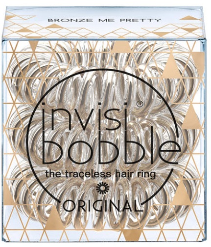 INVISIBOBBLE Резинка браслет для волос Time To Shine Bronze Me Pretty 3 шт