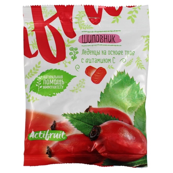 ACTIFRUIT Леденцы Шиповник 60г
