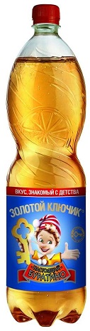 Буратино настоящий Лимонад 1л