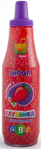Dr.Klein Сироп Клубника с витаминами Immune  &