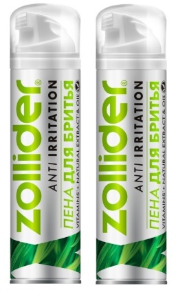 Zollider Пена для бритья Anti Irritation 2*200мл