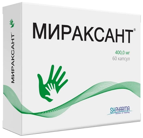 Мираксант 400мг №60капс.  &