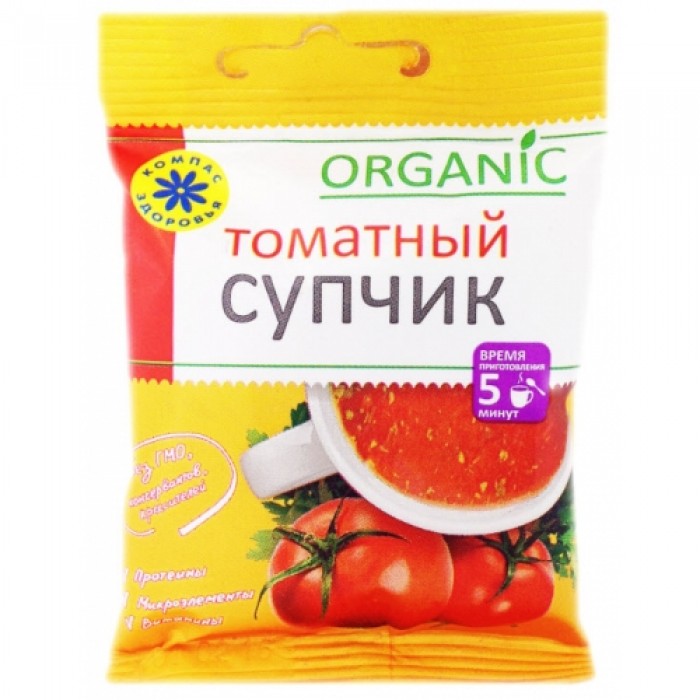 Компас здоровья Organic Супчик томатный  30,0