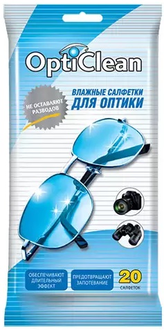 Салфетки для очков OPTICLEAN №20