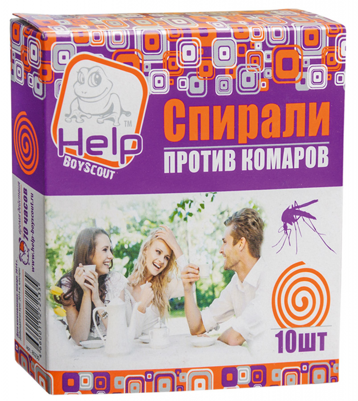 Спирали от Комаров HELP 10 шт