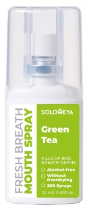 Спрей для полости рта Зеленый чай освежающий SOLOMEYA арт.16-022