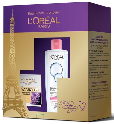 LOREAL набор Возраст эксперт 55+ день и мицеллярная вода