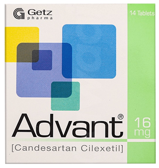 Адвант табл 16 мг №14 ( кандесартан ) (Упаковка)
