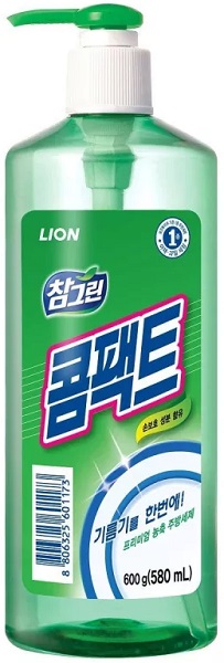 LION Chamgreen Compact Средство для мытья посуды 600 мл
